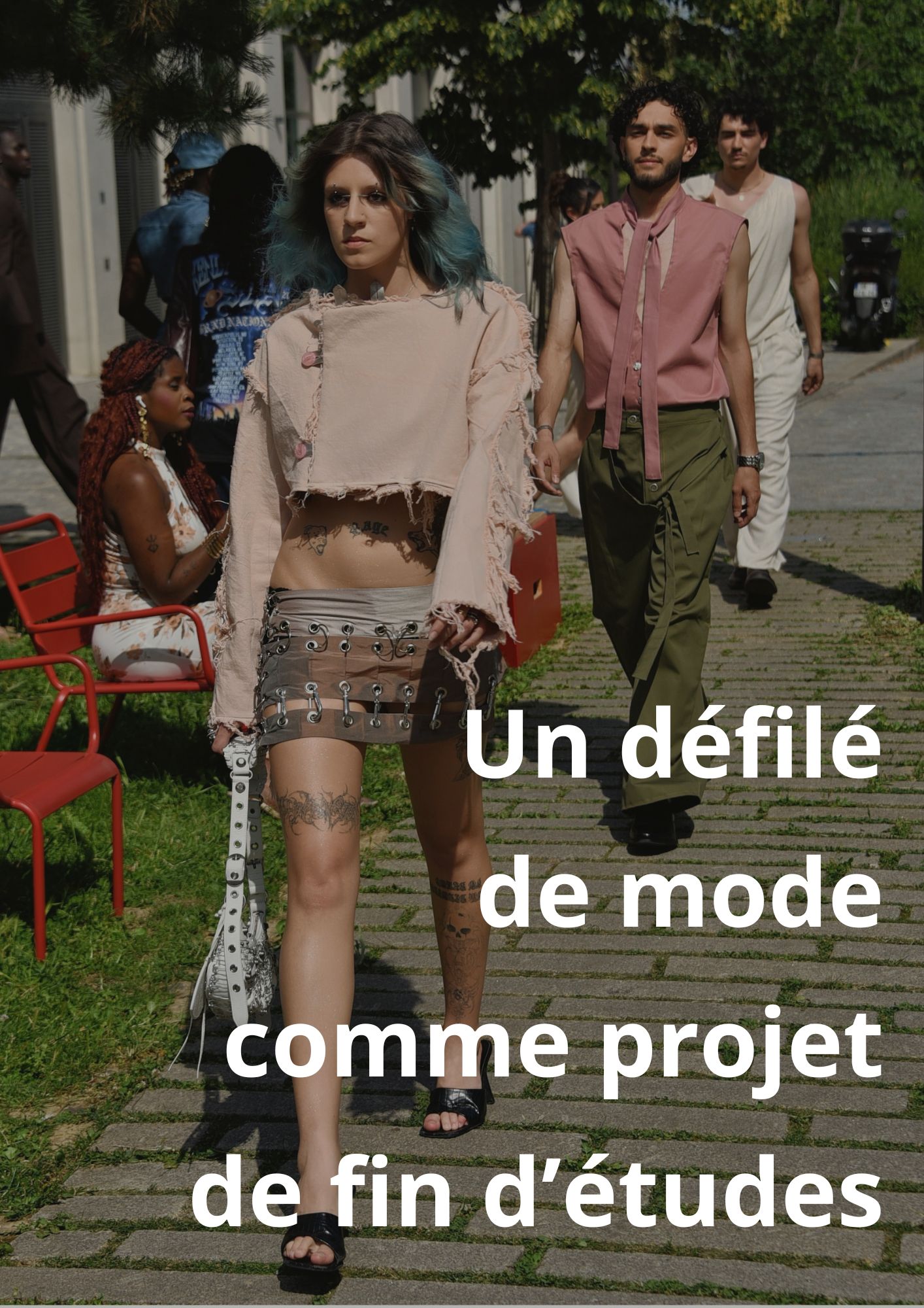 un défilé de mode comme projet de fin d’études